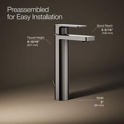 Parallel Tall single-handle bathroom sink faucet, 0.5 gpm - image 23