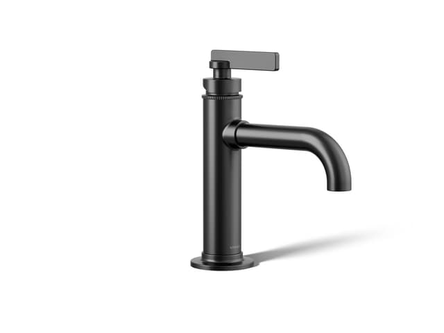 Kohler CastiaE by Studio McGee Single-handle bathroom sink faucet, 0.5 gpm - Matte Black