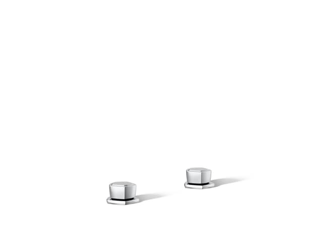 Kohler Occasion Knob bathroom sink faucet handles - Polished Chrome