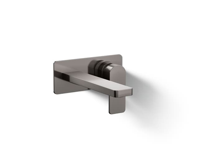 Kohler Parallel Wall-mount single-handle bathroom sink faucet, 1.2 gpm - Vibrant Titanium