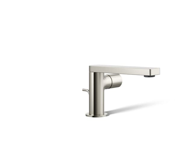 Kohler Composed Single-handle bathroom sink faucet with Cylindrical handle, 1.2 gpm - Vibrant Polished Nickel