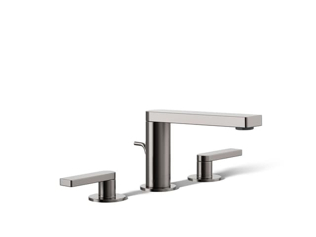 Kohler Composed Widespread bathroom sink faucet with Lever handles, 1.2 gpm - Vibrant Titanium