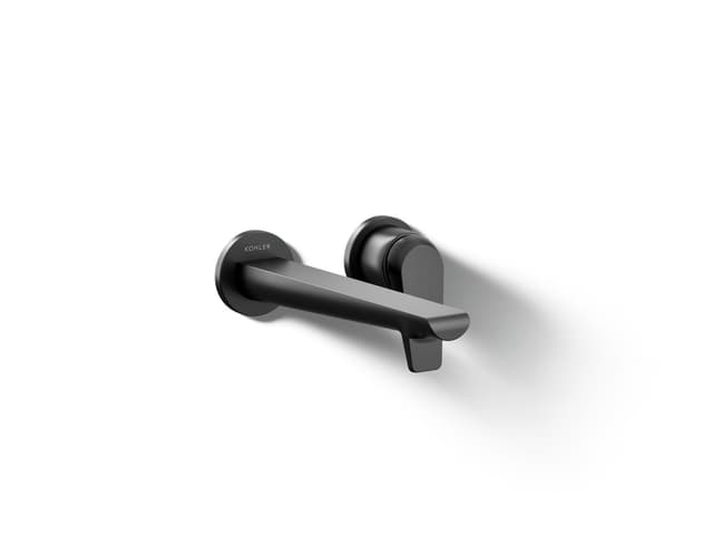 Kohler Avid Wall-mount bathroom sink faucet, 1.2 gpm - Matte Black