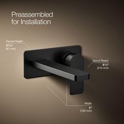 Parallel Wall-mount single-handle bathroom sink faucet, 1.2 gpm - image 21