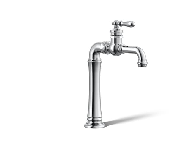 Kohler Artifacts Gentleman's Single-handle bathroom sink faucet, 1.2 gpm - Polished Chrome