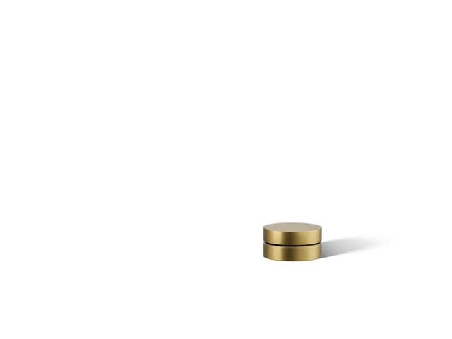 Kohler | Components | Single Hole Bathroom Sink Faucet - Vibrant Brushed Moderne Brass