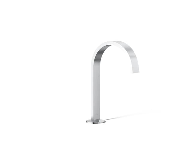 Kohler Components Bathroom sink faucet spout with Ribbon design, 1.2 gpm - Polished Chrome