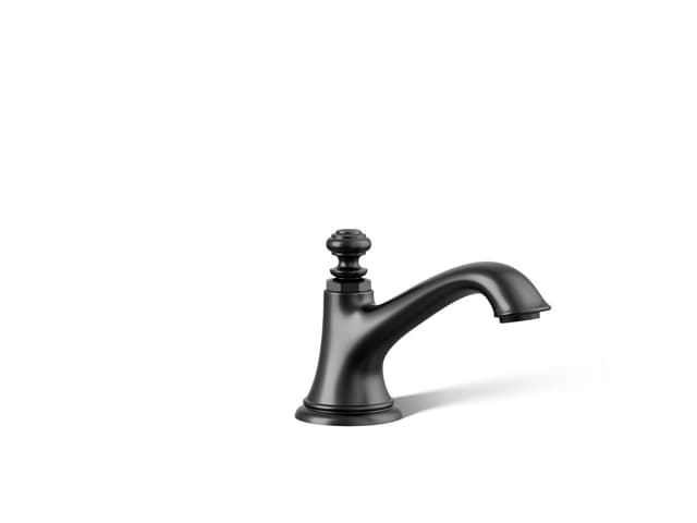 Kohler Artifacts with Bell design Bathroom sink faucet spout with Bell design, 1.2 gpm - Matte Black