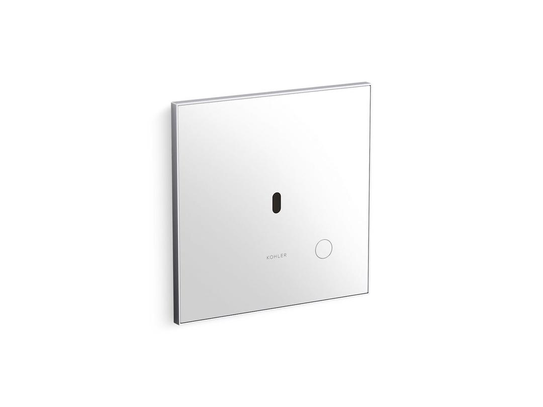 Kohler Glass faceplate for concealed touchless urinal flushometer, 0.125 gpf - Polished Chrome by Kohler