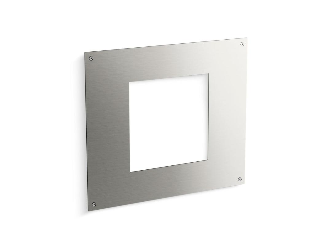 Kohler Extension plate for concealed touchless flushometer faceplates - Brushed Stainless by Kohler