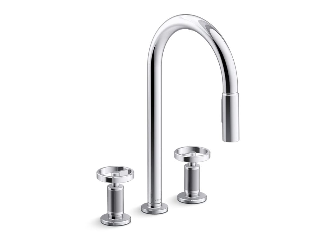 Kohler Touchless pull-down kitchen sink faucet with two-function sprayhead - Polished Chrome by Kohler
