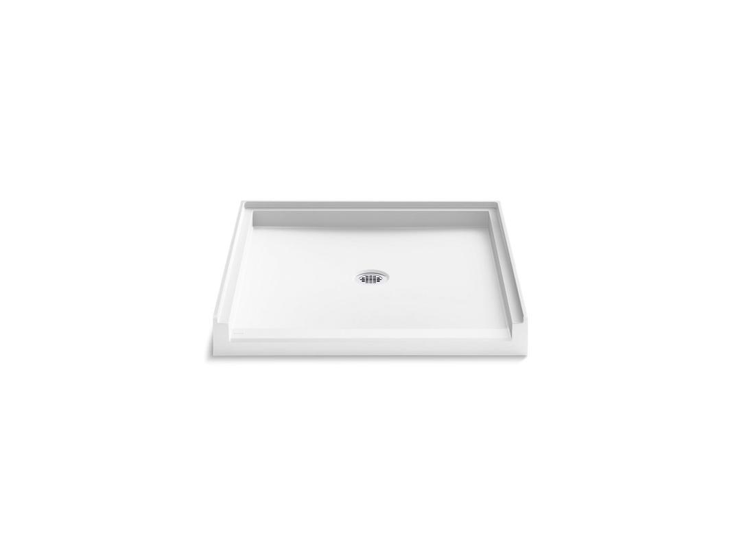 38'' x 38'' alcove shower base, center drain by Kohler