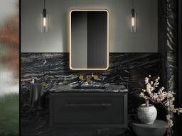 Essential Ultrabright 22 in. X 34 in. Rectangular Lighted Framed Mirror - image 19