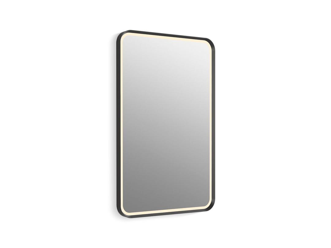 Essential Ultrabright 22 in. X 34 in. Rectangular Lighted Framed Mirror by Kohler
