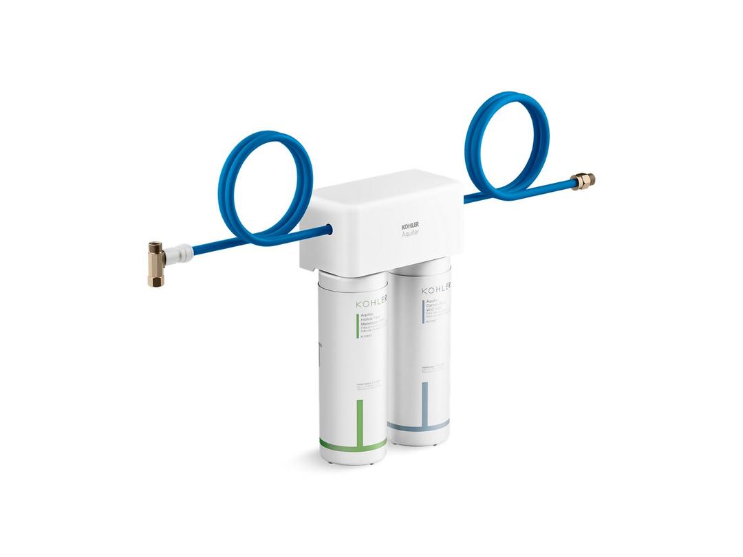 Aquifer Double-cartridge water filtration system by Kohler