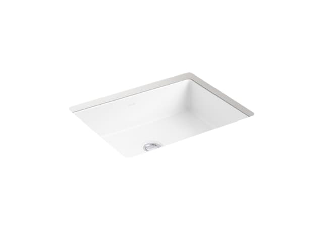 Kohler 19-3/4'' rectangular undermount bathroom sink - White