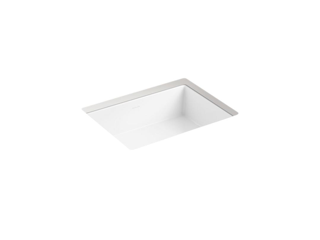 16-1/2'' rectangular undermount bathroom sink by Kohler