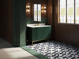 48'' bathroom vanity cabinet with sink and quartz top - image 18