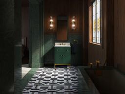 24'' bathroom vanity cabinet with sink and quartz top - image 18