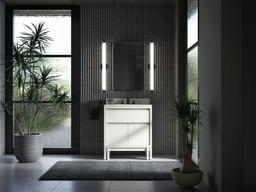 30'' bathroom vanity cabinet with sink and quartz top - image 15