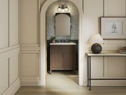 30'' bathroom vanity cabinet with sink and quartz top - image 8