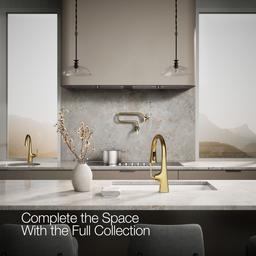 Graze Pull-down kitchen sink faucet with three-function sprayhead - image 15