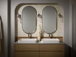 23'' rectangular vessel bathroom sink, no overflow - image 4