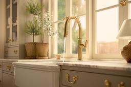 Touchless pull-down kitchen sink faucet with three-function sprayhead - image 19