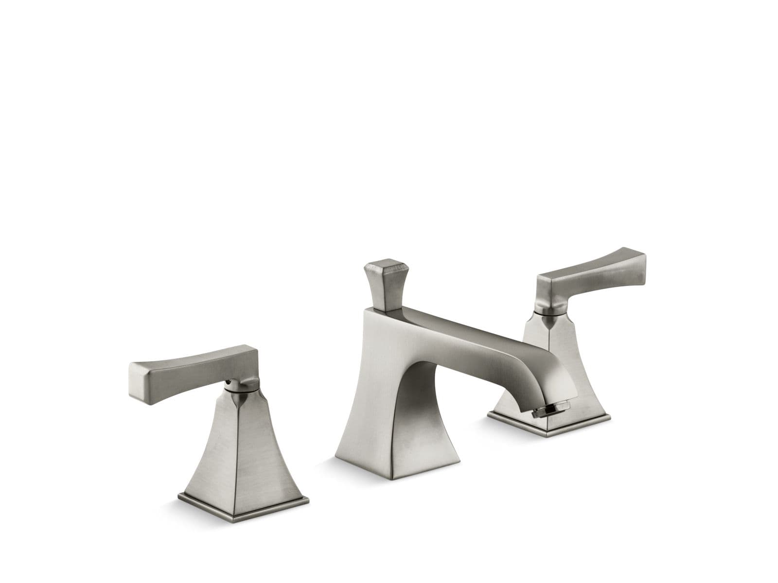 Kohler Memoirs Stately Widespread bathroom sink faucet, 1.2 gpm - Vibrant Brushed Nickel by Kohler