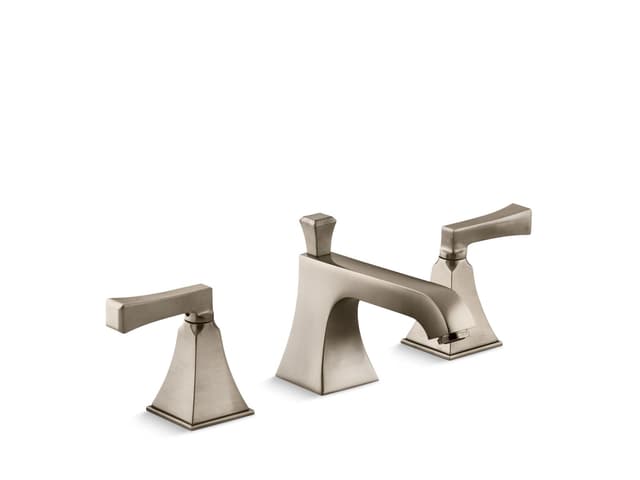 Kohler Memoirs Stately Widespread bathroom sink faucet, 1.2 gpm - Vibrant Brushed Bronze