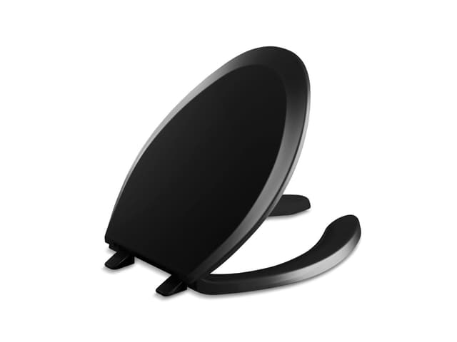 Kohler LustraE Elongated toilet seat - Black