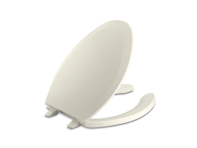 Kohler LustraE Elongated toilet seat - Biscuit