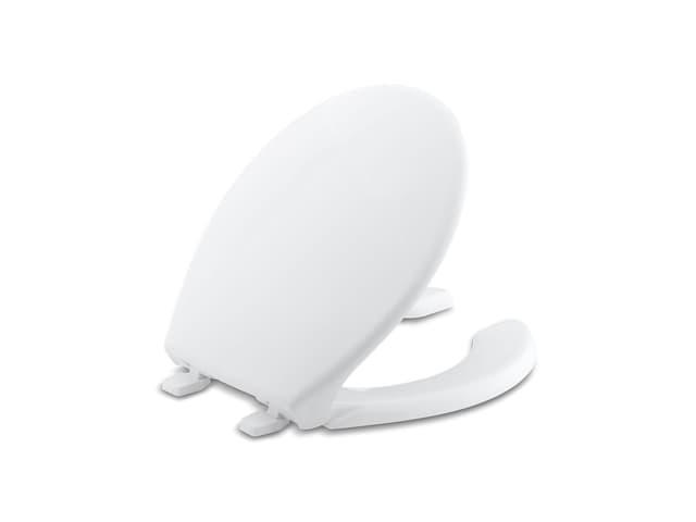 Kohler LustraE Round-front toilet seat - White