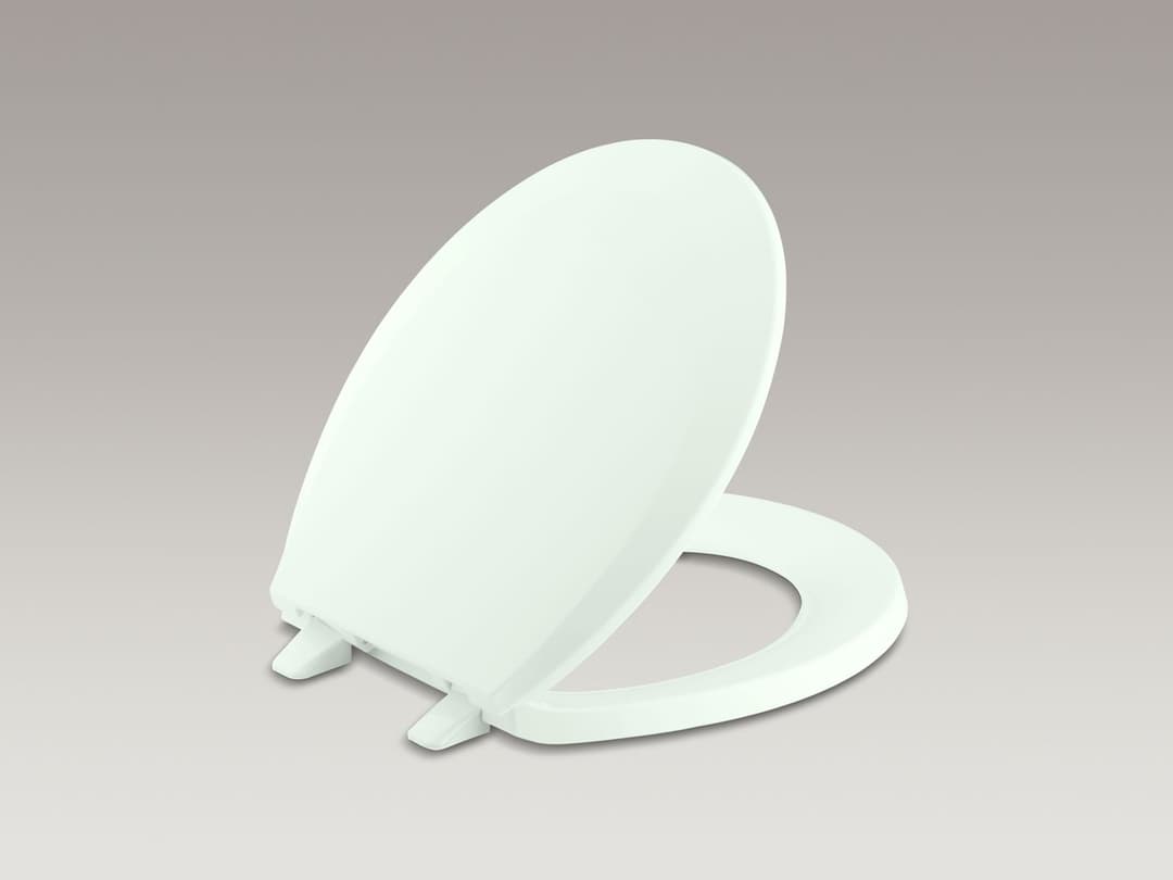 Kohler LustraE Quick-ReleaseE round-front toilet seat - Tea Green by Kohler