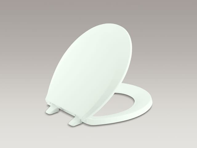 Kohler LustraE Quick-ReleaseE round-front toilet seat - Tea Green