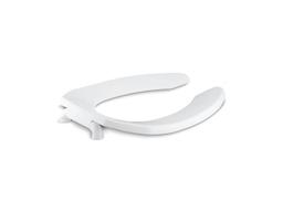 Kohler LustraE Elongated toilet seat with check hinge - White - image 1