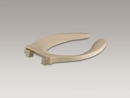 Kohler Stronghold Commercial elongated toilet seat with integrated handle and Quiet-CloseE check hinge - White - image 2