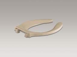 Kohler Stronghold Elongated toilet seat with integrated handle and self-sustaining check hinge - White - image 2