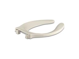 Kohler Stronghold Elongated toilet seat with integrated handle and self-sustaining check hinge - White - image 3