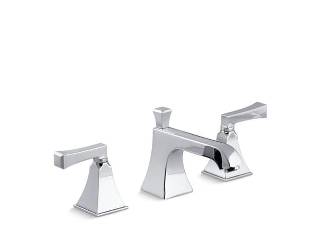 Kohler Memoirs Stately Widespread bathroom sink faucet, 1.2 gpm - Polished Chrome