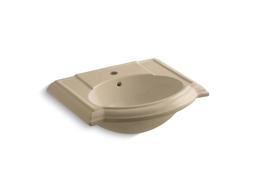 Kohler Devonshire Bathroom sink with single faucet hole - White - image 2