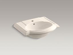 Kohler Devonshire Bathroom sink with single faucet hole - White - image 4