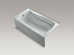 Kohler Mariposa 66'' x 36'' alcove whirlpool with integral apron and left-hand drain - Biscuit - image 3