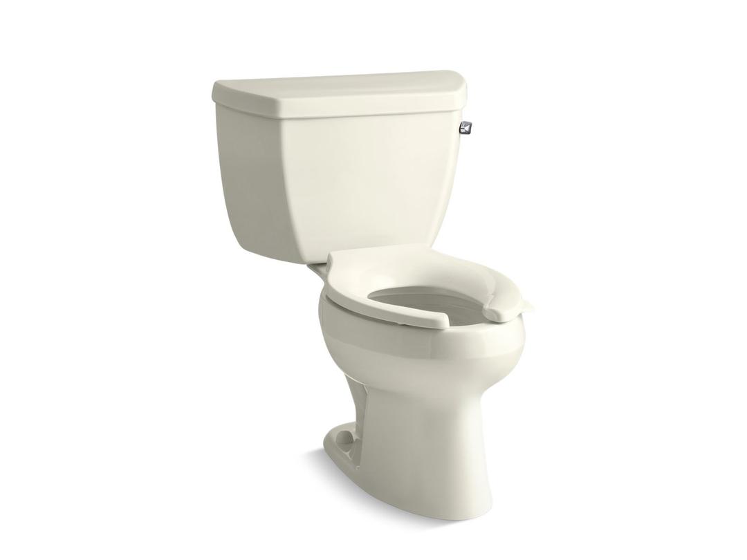 Kohler | Wellworth | Floor Mount Two Piece Toilet - Biscuit by Kohler