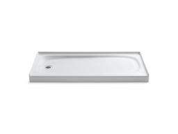 Kohler Salient 60'' x 30'' alcove shower base, left drain - White - image 1