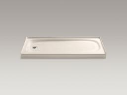 Kohler Salient 60'' x 30'' alcove shower base, left drain - White - image 4