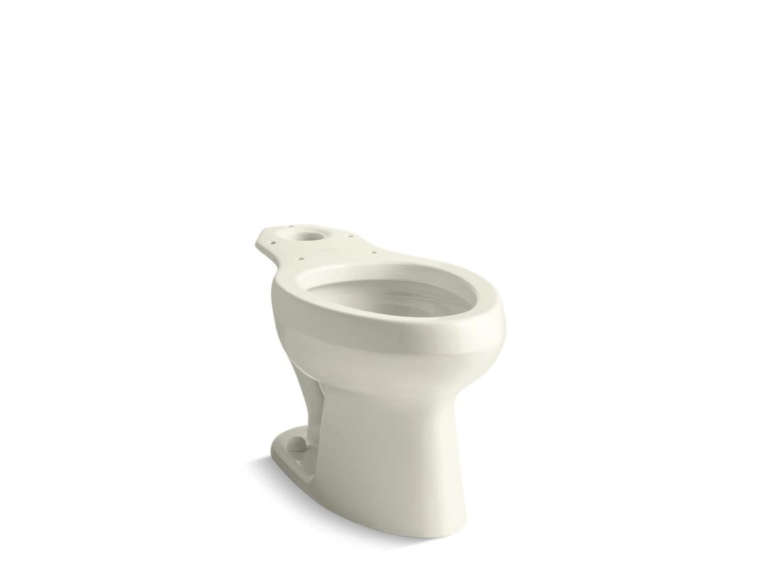 Kohler Wellworth Elongated toilet bowl - Biscuit by Kohler