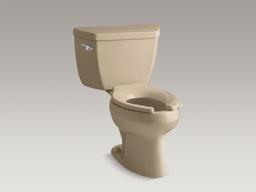 Kohler | Wellworth | Floor Mount Two Piece Toilet - Biscuit - image 3