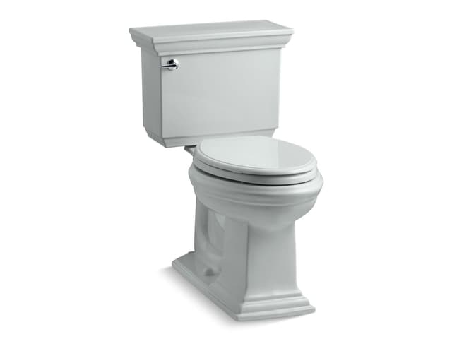 Kohler Memoirs Stately Two-piece elongated toilet, 1.6 gpf - Ice Grey