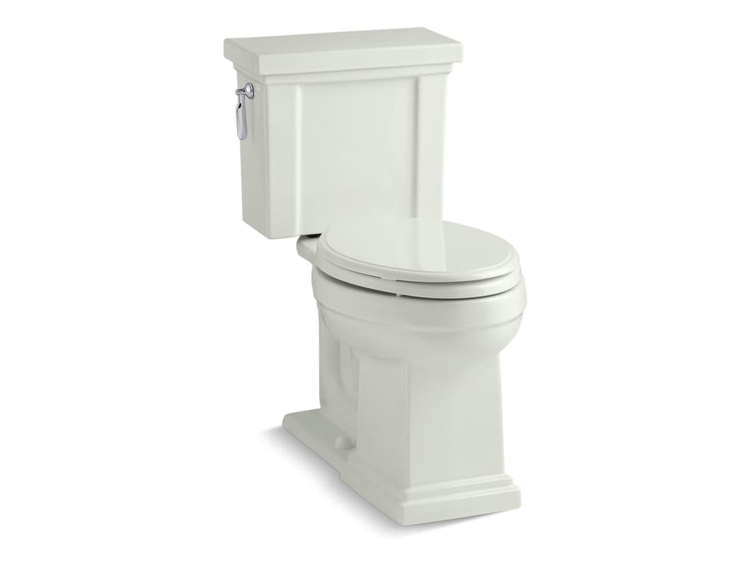 Kohler Tresham Two-piece elongated toilet, 1.28 gpf - Dune by Kohler